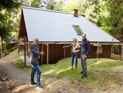 Die Wachtstein-Hütte ist wetterfest