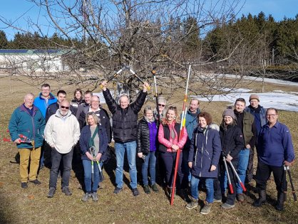 Obstbaumschnittkurs war gut besucht