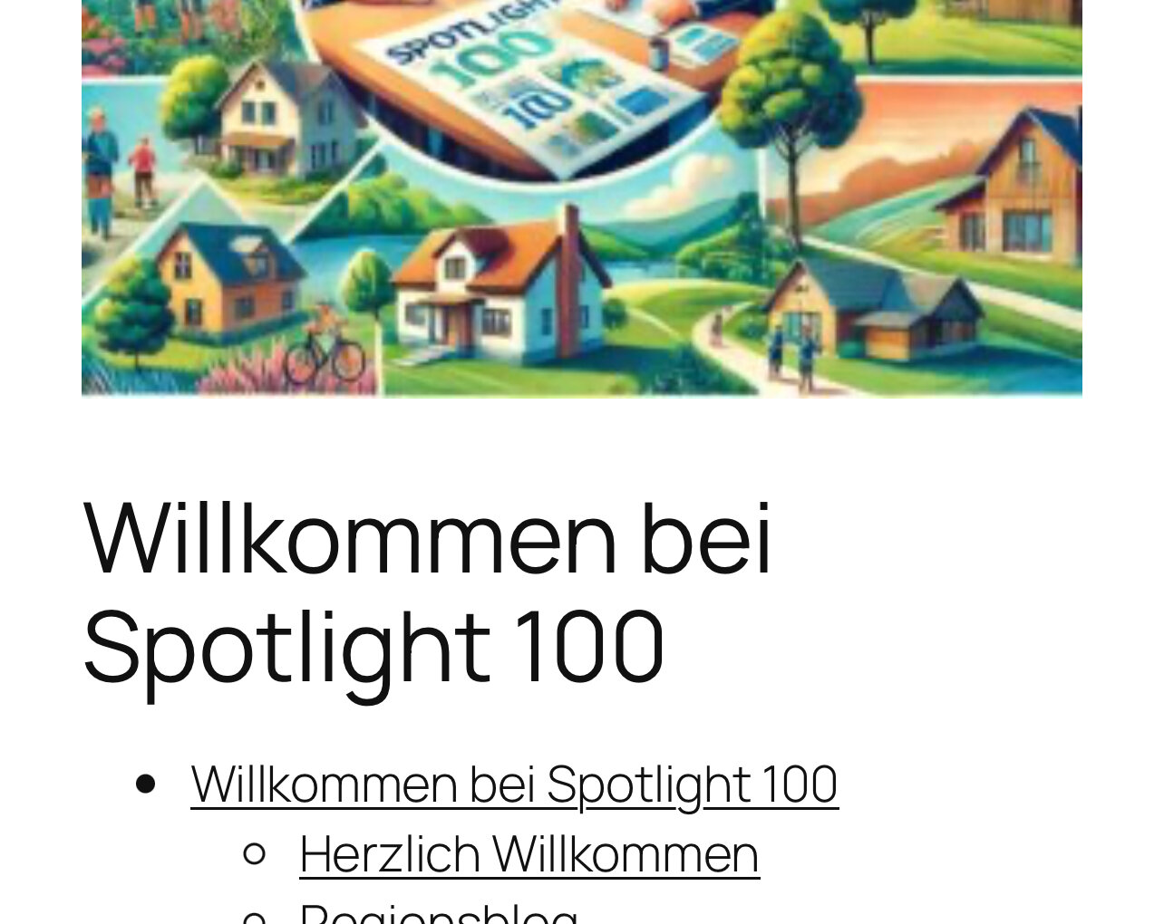 Neuer Regionsblog „Spotlight 100“